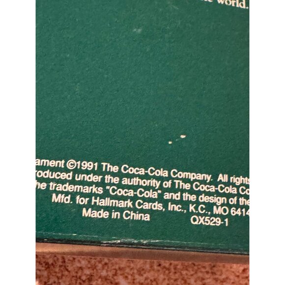 Hallmark Keepsake 1992 Ornament – Coca-Cola Santa “Please Pause Here” Clip-On - Picture 11 of 12